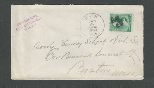 1889 bath gages book - 1889, ny
