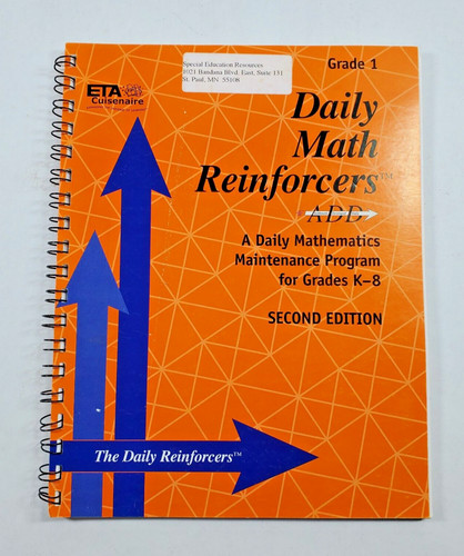 Daily math reinforcers grade - math, 1