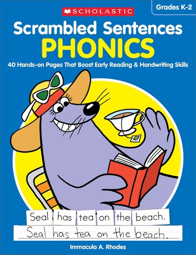 Scrambled sentences phonics - sentences:,